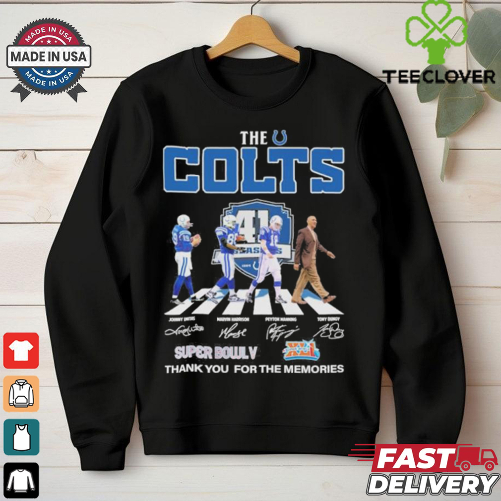 The Colts Abbey Road Abbey Road 41 Season 1984 2025 Signatures Shirt The Colts Abbey Road Abbey Road 41 Season 1984 2025 Signatures Shirt