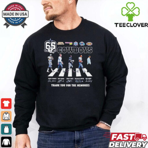 The Cowboys 1960 2025 Super Bowl 65th Anniversary team players shirt
