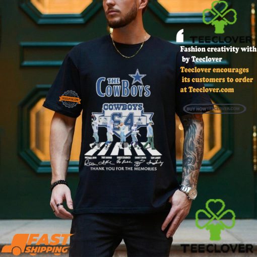 The Cowboys Abbey Road 64th Anniversary 1960 2024 Thank You For The Memories Signatures Shirt