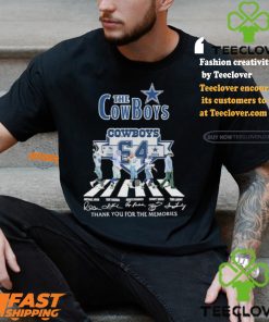 The Cowboys Abbey Road 64th Anniversary 1960 2024 Thank You For The Memories Signatures Shirt