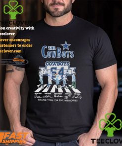The Cowboys Abbey Road 64th Anniversary 1960 2024 Thank You For The Memories Signatures Shirt