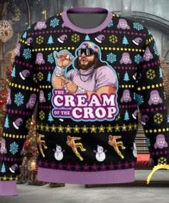 The Cream Of Crop Macho Man Randy Savage Pro Wrestling Ugly Christmas Sweater