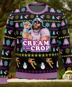 The Cream Of Crop Macho Man Randy Savage Pro Wrestling Ugly Christmas Sweater
