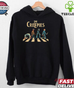 The Creepies Abbey Road horror characters shirt 3 The Creepies Abbey Road horror characters shirt