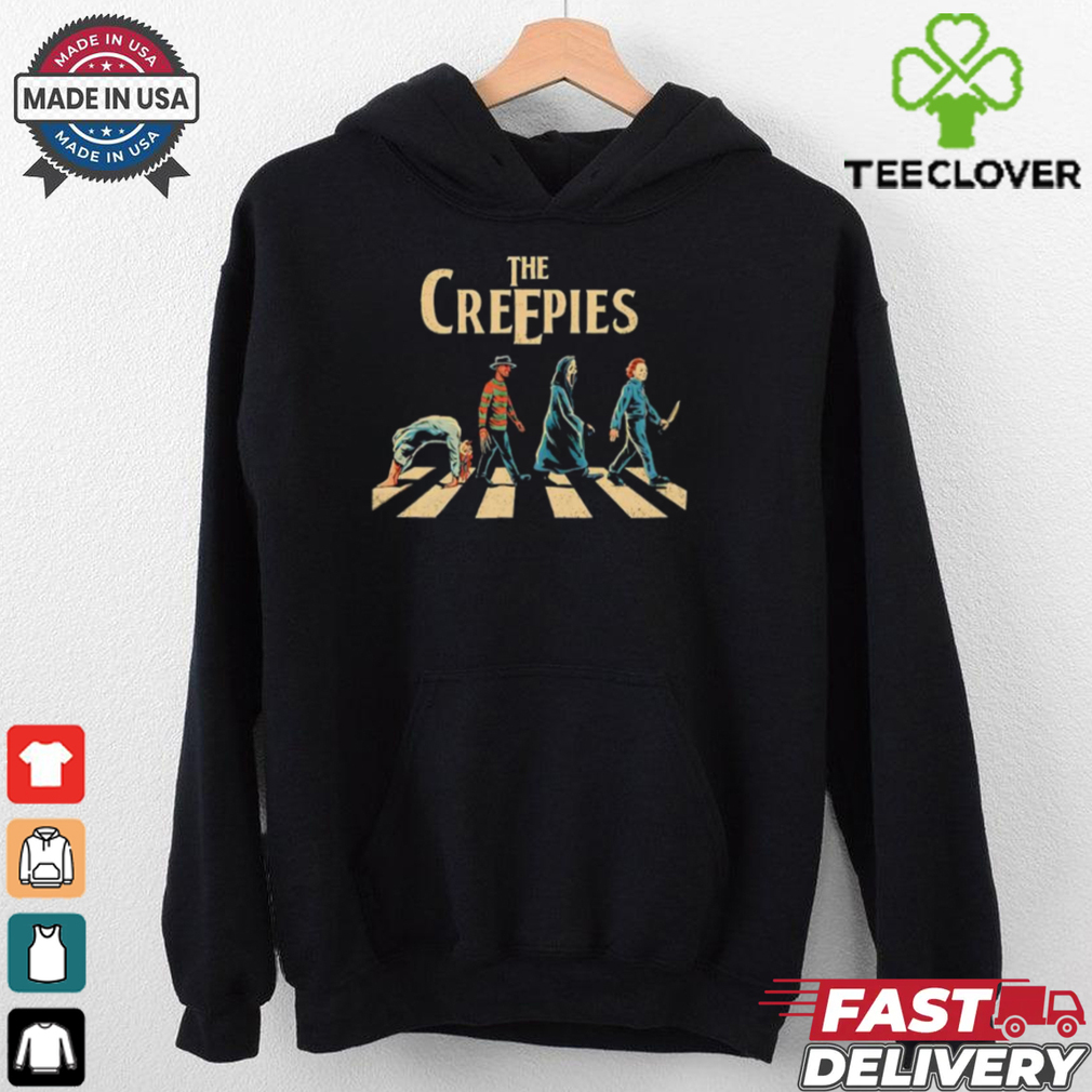 The Creepies Abbey Road horror characters shirt The Creepies Abbey Road horror characters shirt