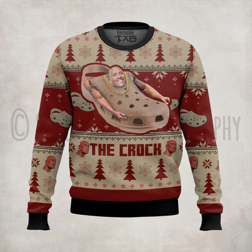 The Crock The Rock Meme Ugly Sweater The Crock The Rock Meme Ugly Sweater