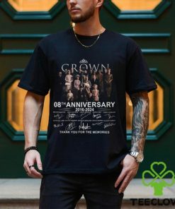 The Crown 08th Anniversary 2016 – 2024 Thank You For The Memories Signatures T Shirt