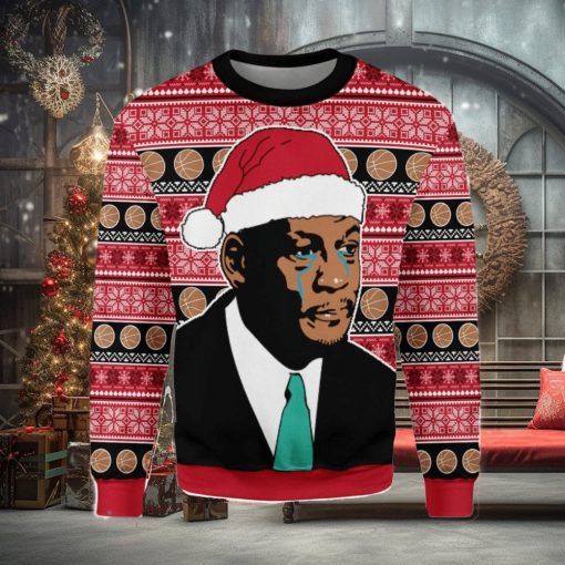 The Crying MJ Ugly Christmas Sweater Xmas Gift Men And Women Christmas Sweater