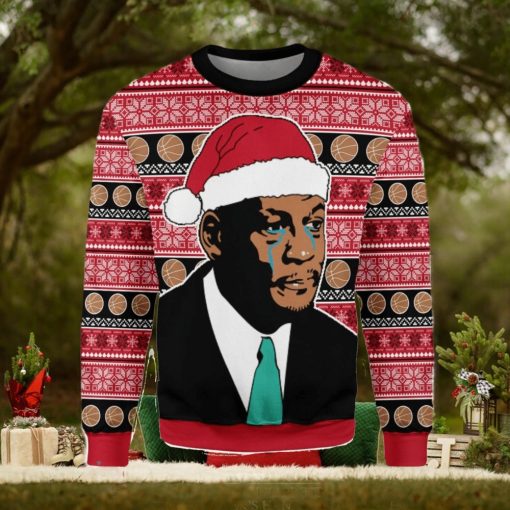 The Crying MJ Ugly Christmas Sweater Xmas Gift Men And Women Christmas Sweater