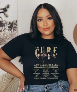 The Cure 45th Anniversary 1978 – 2023 Thank You For The Memories T Shirt
