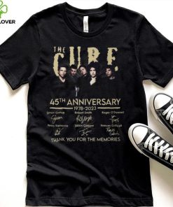 The Cure 45th Anniversary 1978 – 2023 Thank You For The Memories Shirt 1 The Cure 45th Anniversary 1978 – 2023 Thank You For The Memories Shirt