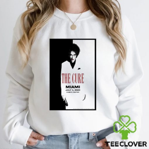The Cure Miami July 1 2023 Kaseya Center Poster shirt
