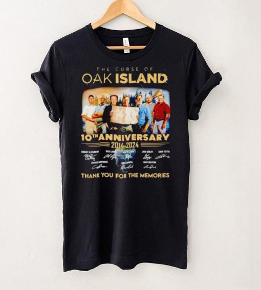 The Curse of Oak Island 10th anniversary 2014 2024 thank you for the memories hoodie, sweater, longsleeve, shirt v-neck, t-shirt