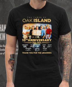 The Curse of Oak Island 10th anniversary 2014 2024 thank you for the memories hoodie, sweater, longsleeve, shirt v-neck, t-shirt