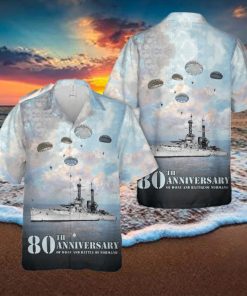 The DDay 80th Anniversary Landings and the Battle of Normand Battleship USS Texas (BB35) Hawaiian Shirt For Men Women Summer