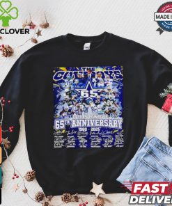 The Dallas Cowboys 65th anniversary 1960 2025 signatures shirt