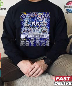 The Dallas Cowboys 65th anniversary 1960 2025 signatures hoodie, sweater, longsleeve, shirt v-neck, t-shirt