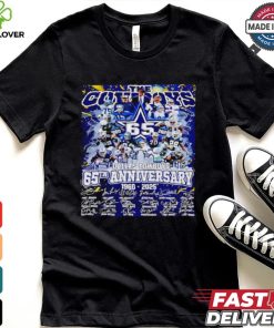 The Dallas Cowboys 65th anniversary 1960 2025 signatures hoodie, sweater, longsleeve, shirt v-neck, t-shirt