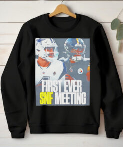 The Dallas Cowboys and Pittsburgh Steelers finally meet on Sunday Night Football NFL poster hoodie, sweater, longsleeve, shirt v-neck, t-shirt