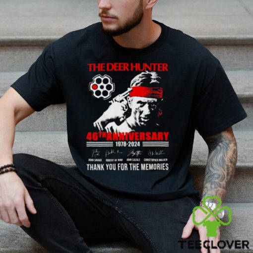 The Deer Hunter 46th Anniversary 1978 2024 Thank You For The Memories T Shirt