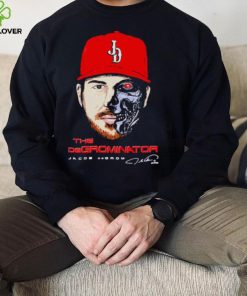 The Degrominator jacob degrom face signature Texas hoodie, sweater, longsleeve, shirt v-neck, t-shirt