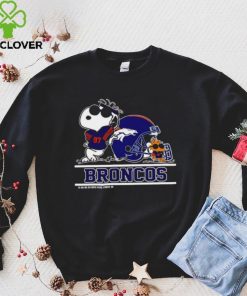 The Denver Broncos Joe Cool And Woodstock Snoopy Mashup shirt