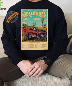 The Deslondes Summer Tour 2024 Poster shirt