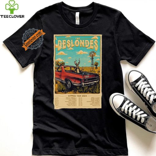 The Deslondes Summer Tour 2024 Poster shirt