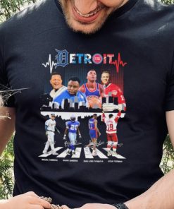 The Detroit City Sports Team Abbey Road Signatures Shirt