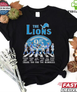 The Detroit Lions Abbey Road 95th Anniversary 1930 2025 Shirt