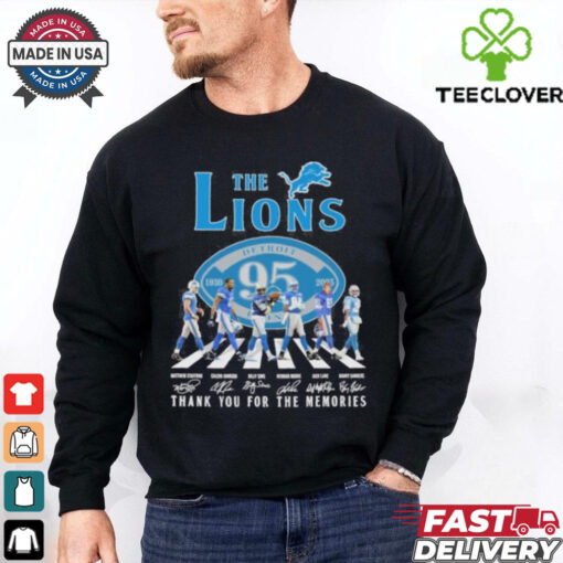 The Detroit Lions Abbey Road 95th Anniversary 1930 2025 Shirt