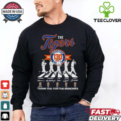 The Detroit Tigers Legends Abbey Road 130 Years 1894 2024 Shirt
