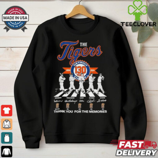 The Detroit Tigers Legends Abbey Road 130 Years 1894 2024 Shirt