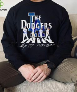 The Dodgers Abbey Road Shohei Ohtani Freddie Freeman signatures hoodie, sweater, longsleeve, shirt v-neck, t-shirt