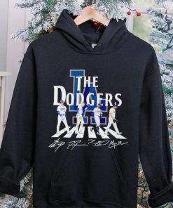 The Dodgers Abbey Road Shohei Ohtani Freddie Freeman signatures hoodie, sweater, longsleeve, shirt v-neck, t-shirt