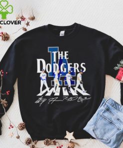 The Dodgers Abbey Road Shohei Ohtani Freddie Freeman signatures hoodie, sweater, longsleeve, shirt v-neck, t-shirt