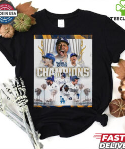 The Dodgers Are World Series Champions MLB Europe Congratulations Poster t shirt