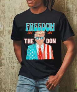 The Don Patriotic Donald Trump Freedom Trump Wearing American Flag Suit T hoodie, sweater, longsleeve, shirt v-neck, t-shirt