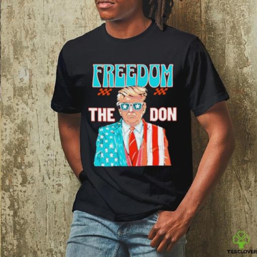 The Don Patriotic Donald Trump Freedom Trump Wearing American Flag Suit T hoodie, sweater, longsleeve, shirt v-neck, t-shirt