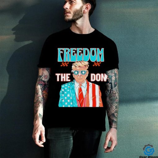 The Don Patriotic Donald Trump Freedom Trump Wearing American Flag Suit T hoodie, sweater, longsleeve, shirt v-neck, t-shirt