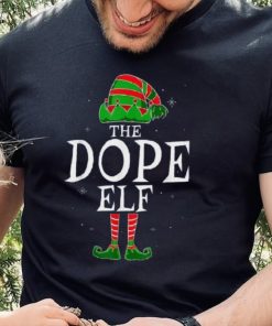 The Dope Elf Group Matching Family Christmas Funny Cool Unisex Shirt