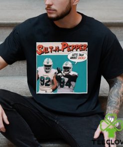 The Drunken Dolphin Salt N Pepper Let’s Talk About Sacks Shirt