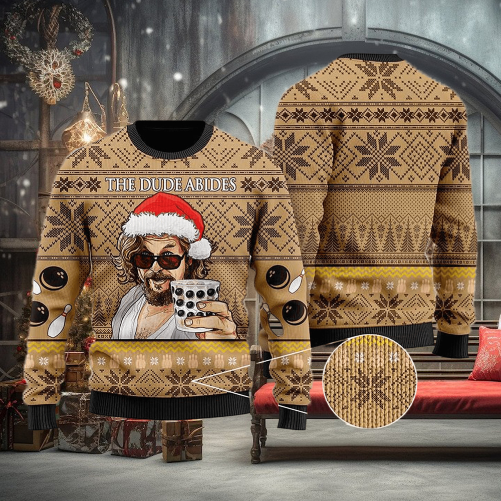 The Dude Abises The Big Lebowski Big Lebowski Wool The Dude Gift Ugly Christmas Sweater For Men And Women The Dude Abises The Big Lebowski Big Lebowski Wool The Dude Gift Ugly Christmas Sweater For Men And Women