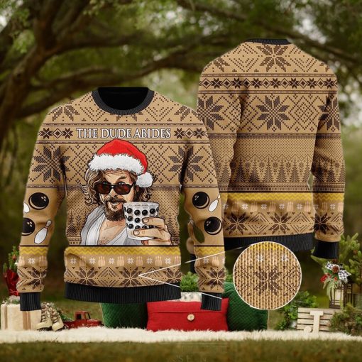 The Dude Abises The Big Lebowski Big Lebowski Wool The Dude Gift Ugly Christmas Sweater For Men And Women