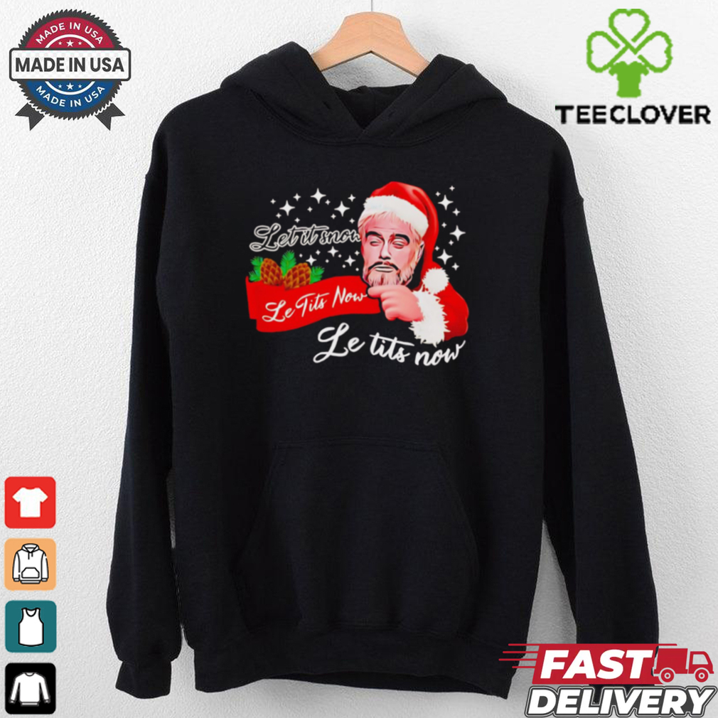 The Dude Santa let it snow le tits now shirt The Dude Santa let it snow le tits now shirt