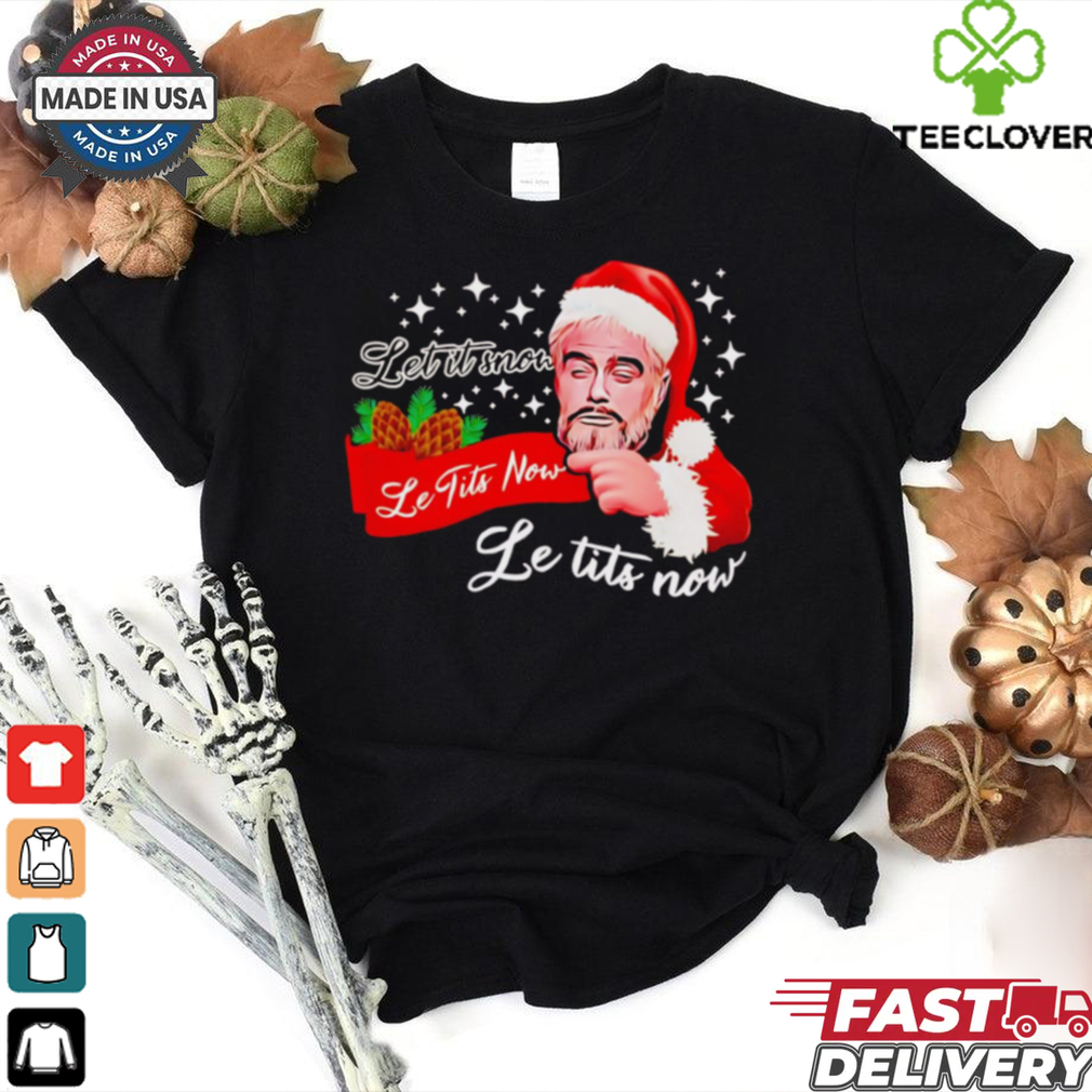 The Dude Santa let it snow le tits now shirt The Dude Santa let it snow le tits now shirt