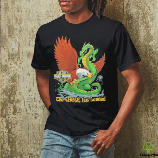 The Eagle has landed motor harley davidson cycles shirt