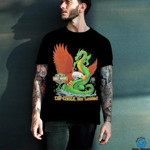 The Eagle has landed motor harley davidson cycles shirt