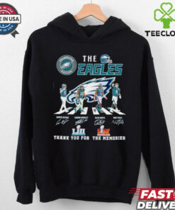 The Eagles Abbey Road thank you for the memories signatures shirt