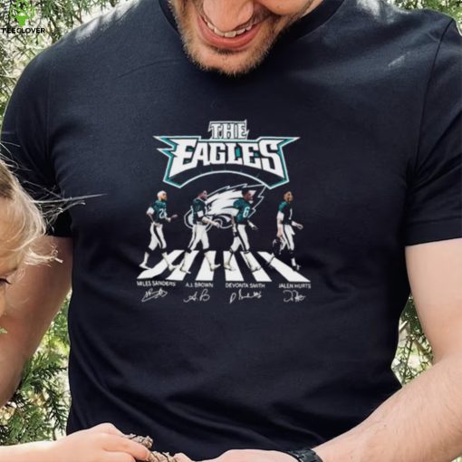 The Eagles Miles Sanders Al Brown Devonta Smith Jalen Hurts Signature Shirt